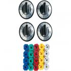 Kenmore 119.7407611 Universal Burner Knob Kit (4 Pack) - Genuine OEM