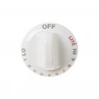 Kenmore 362.75785890 Top Burner Control Knob (White) - Genuine OEM