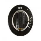 Roper F4558L1 Burner Control Knob (Black - Genuine OEM