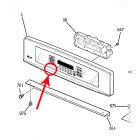 GE Part# WB36T10990 Control Panel Assembly (OEM) 27 SS