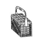 Whirlpool Part# W10567655 Silverware Basket - Genuine OEM