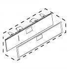 Whirlpool Part# W10755953 Overlay Assembly (Stainless) - Genuine OEM
