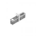 Whirlpool Part# W11281128 Silverware Basket Assembly - Genuine OEM