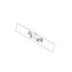 GE Part# WB07X35078 Control Panel Overlay - Genuine OEM