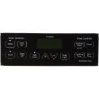 GE Part# WB27T11127 Control Panel Overlay (Black) - Genuine OEM