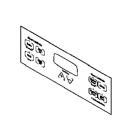 GE Part# WB27T11245 Faceplate Graphics Assembly - Genuine OEM