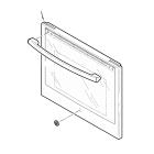 GE Part# WB56X30069 Outer Door Panel Assembly - Genuine OEM