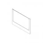 GE Part# WB56X33885 Outer Door Assembly (Stainless, Left) - Genuine OEM