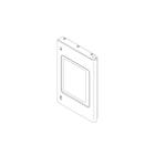 GE Part# WB56X34786 Stainless Outer Door - Genuine OEM