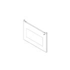 GE Part# WB56X41427 Stainless Steel Door Trim and Glass - Genuine OEM