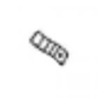 GE Part# WE01X28416 Drum Ground Strap - Genuine OEM