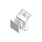 GE Part# WJ71X25913 Front Panel Assembly - Genuine OEM
