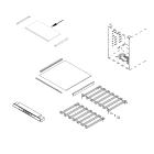 Whirlpool Part# WPW10322058 Glass Shelf (Upper) - Genuine OEM