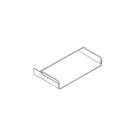 GE Part# WR02X12833 Snack Pan Wire Support - Genuine OEM