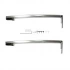 GE Part# WR12X34550 Stainless Handles with Hardware - Genuine OEM