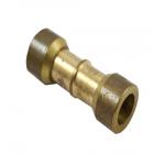 GE Part# WR97X10021 Brass Connector (OEM) 5/16 x 5/16