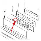 Whirlpool Part# 4454377 Touchpad (OEM)