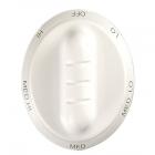 Amana AK2H30W1 Control Knob - white - Genuine OEM