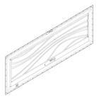 Frigidaire Part# 297376300 Door Panel (OEM) Outer