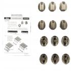 Dacor DRT304SLP Control Knob Kit (Stainless - 6 ct.) Genuine OEM