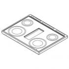 KitchenAid YKSEG950ESS0 Main Top Assembly - Genuine OEM