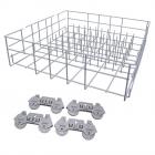 Magic Chef CDB4000WQ0 Lower Dishrack Kit (w/ Wheels) - Genuine OEM