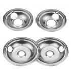 Whirlpool RC8950XRH7 Chrome Drip Bowl Kit Genuine OEM