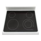 CRG3150PWC Glass Cook Top Panel (White and Black) - Genuine OEM