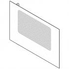 Crosley CREE3861TWA Outer Door Glass Assembly - White - Genuine OEM
