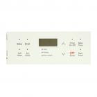 Frigidaire FFEF3054TBK Touchpad Overlay - White  - Genuine OEM