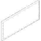 Frigidaire FFFH17F4QTB Outer Door Panel - Genuine OEM