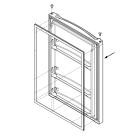 Frigidaire FFHT1425VV Stainless Door Assembly - Genuine OEM
