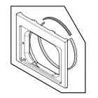 Frigidaire FFLG3900UW5 Front Panel w/Felt Seals (White) - Genuine OEM