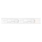 Kenmore 253.71762010 Kickplate Grille - White - Genuine OEM