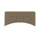 WRS26MF8JS0 Dispenser Touchpad Overlay/Cover Label - Genuine OEM