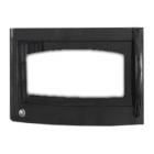 GE EVM1750DM2WW Microwave Door Assembly - Black - Genuine OEM