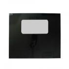 GE JBP24DB2WH Outer Oven Door Glass (Black) - Genuine OEM