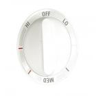 GE JSP39WV2WW Burner Control Knob - White - Genuine OEM