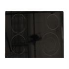 GE JSP42DN4WW Main Glass Cooktop Replacement (black) Genuine OEM