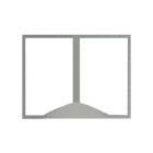 GE PDS20SFSCRSS Vegetable Drawer Shelf Frame-Cover - Genuine OEM
