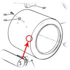 GE GTDS580GD1WW Drum - Genuine OEM