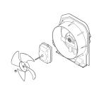 GE GTS17DTNGRWW Condenser Fan and Housing Assembly - Genuine OEM