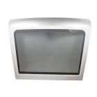 GE GTW685BSL3WS Glass Lid and Frame Assembly (Chrome, White, XL) - Genuine OEM