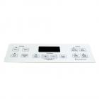 GE JB256DM2WW Touchpad Control Panel Overlay (White) - Genuine OEM