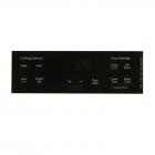GE JBS60RK2SS Touchpad Control Panel Overlay - Black - Genuine OEM