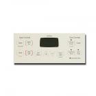 GE JGB281DER3WW Touchpad Control Panel Overlay (White) - Genuine OEM