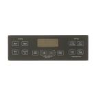 GE JGB650SEF2SS Touchpad Panel Overlay - Black - Genuine OEM