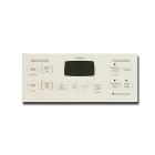 GE JGBP26DEM2CC Touchpad Control Panel Overlay (White) - Genuine OEM