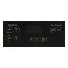 GE JGBS23DEM3BB Touchpad Control Panel Overlay (Black) - Genuine OEM