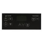 GE JGBS23DEM3CC Touchpad Control Panel Overlay (Black) - Genuine OEM